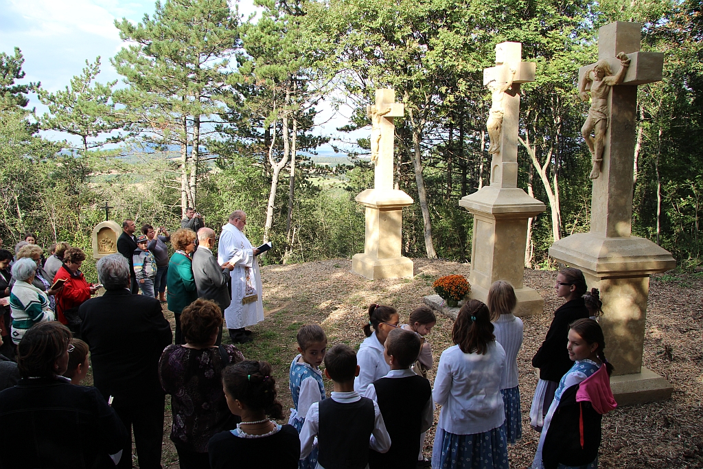 Kálvária, kápolna megáldása